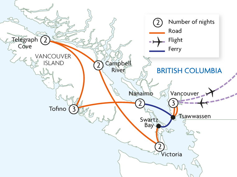 Vancouver Island's Bears & Whales with CanaDream