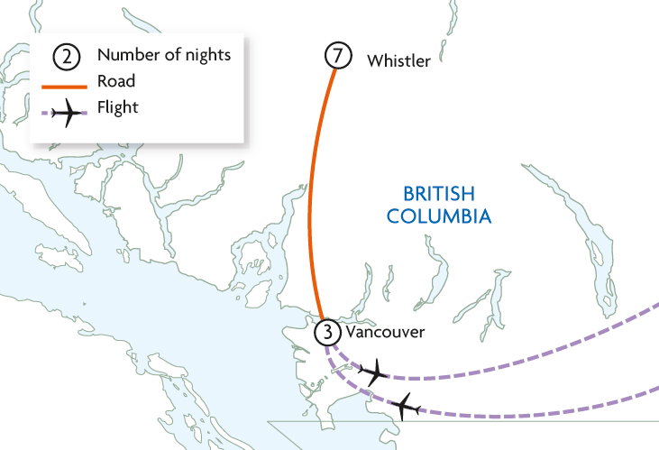 Vancouver to Whistler Ski Holiday