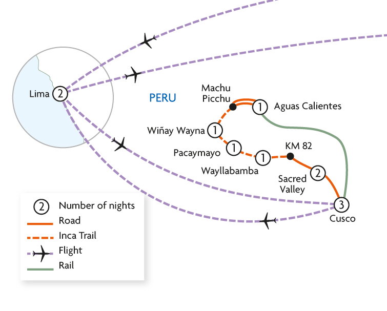 Ancient Cities & the Inca Trail from Dublin