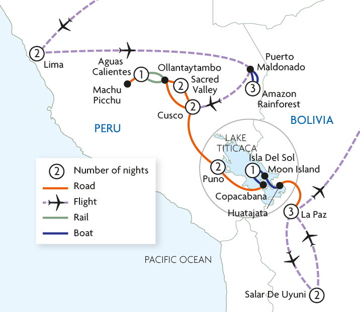 Jewels of Peru & Bolivia from Dublin