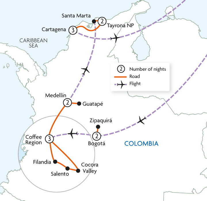 Colours of Colombia from Dublin