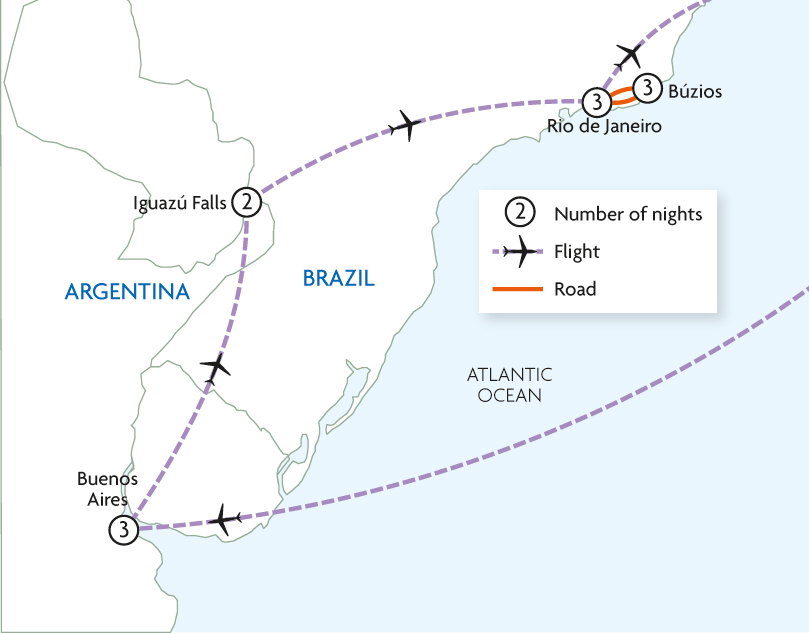 Buenos Aires to Rio de Janeiro