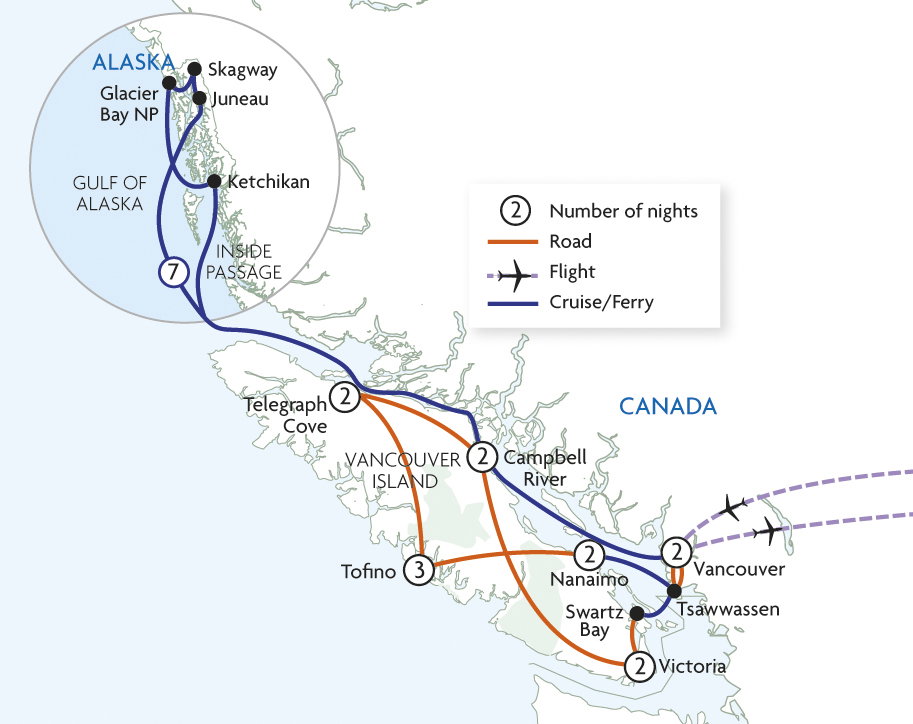 Ultimate Vancouver Island & Alaska