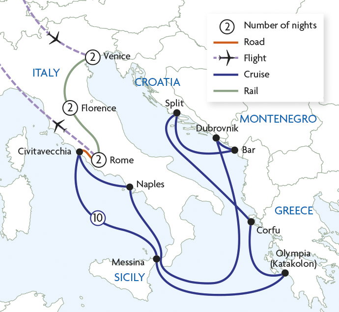 Highlights of Italy & The Adriatic Coast