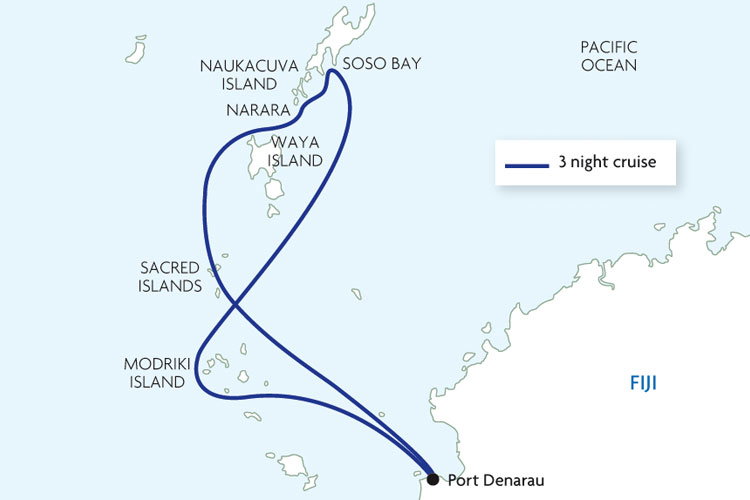 Sacred & Yasawa Islands Explorer Cruise (4 days)