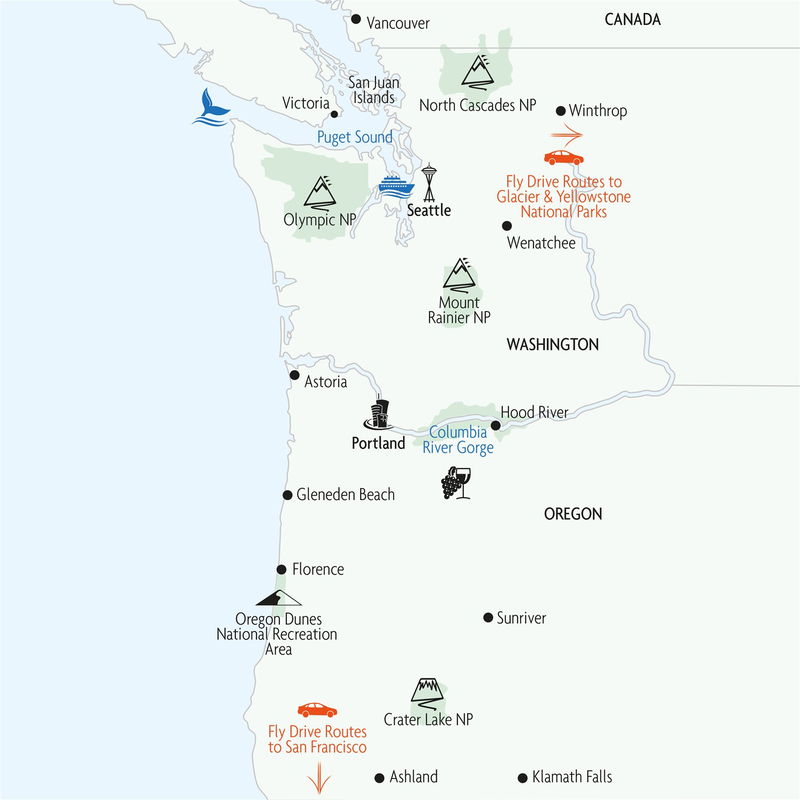 Seattle, Portland & the Pacific Northwest USA 2025/2026 | Trailfinders