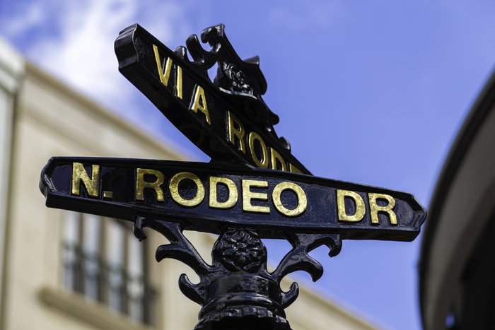 Drive, Dr, Rodeo, Beverly, Beverly hills, Rodeo drive, Street signs, Leisure, Fun, Expensive, Money, Object, Shopping, Luxury, Wealthy, Wealth, Day, Sign, Store, Buying, Travel, Palm, Sunny, Tree, Rich, Walking, Road, Fashion, City, Street, Usa, Tourism, Famous, Buildings, Designer, Place, Destination, Spending, Boutique, California, Shallow, Landmarks, Los, Angeles, La, Superficial, Affluent, Califa