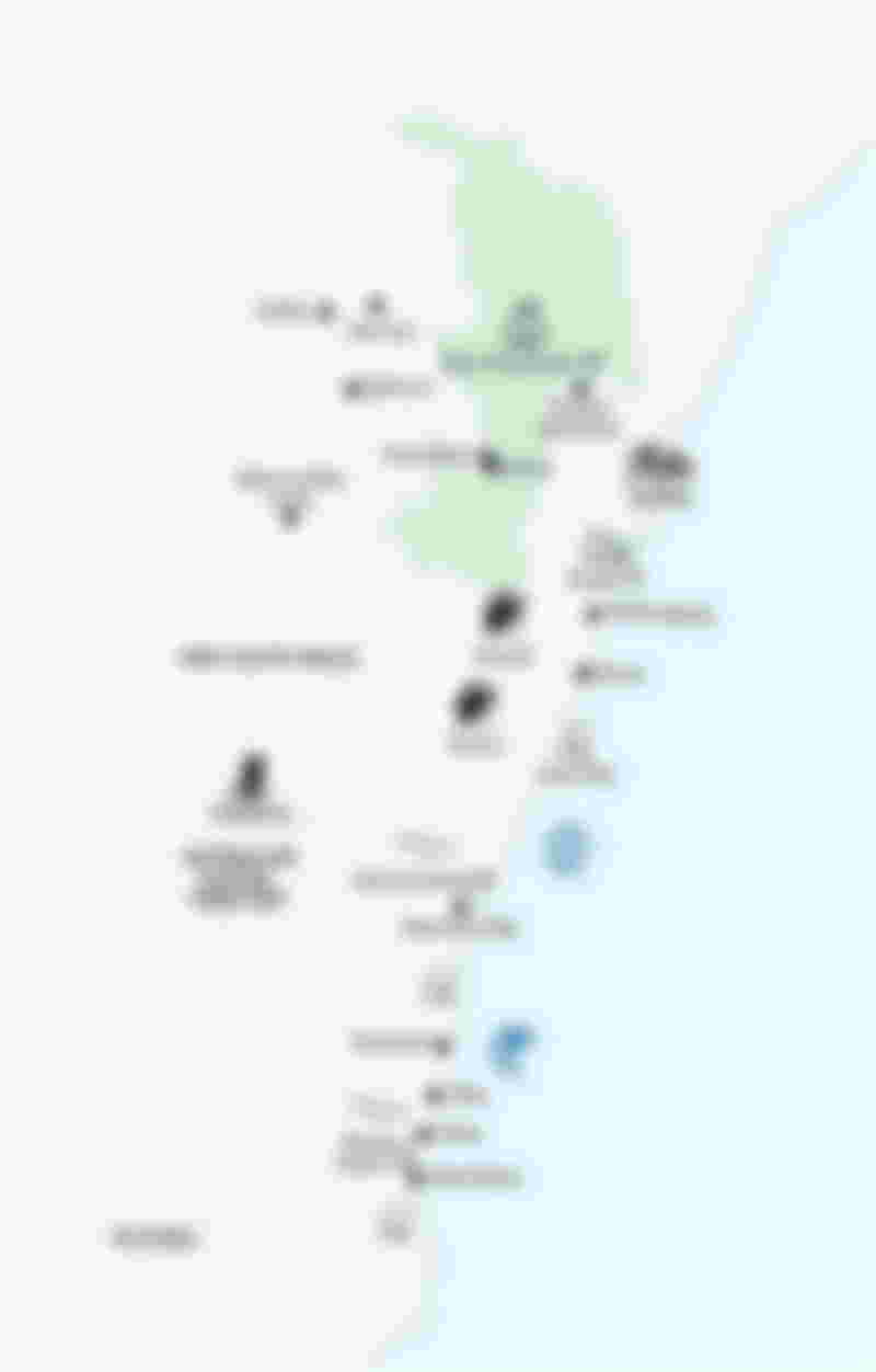 Southern New South Wales & Canberra map