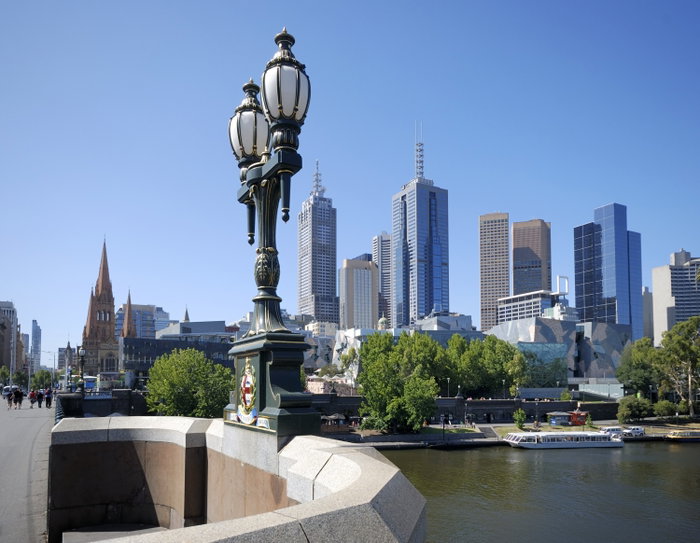 View at the Financial District, Melbourne