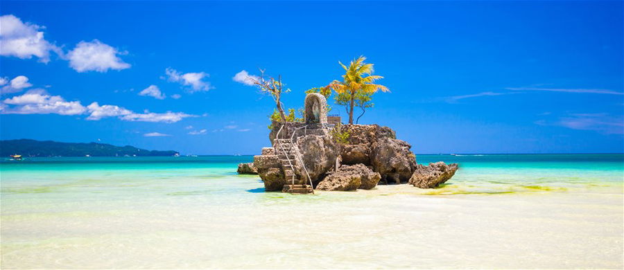 Willys rock on island Boracay, Philippines