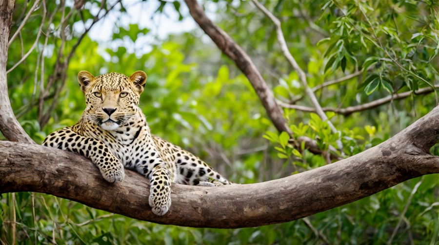 Sri Lankan leopard, Yala National Park, Sri Lanka