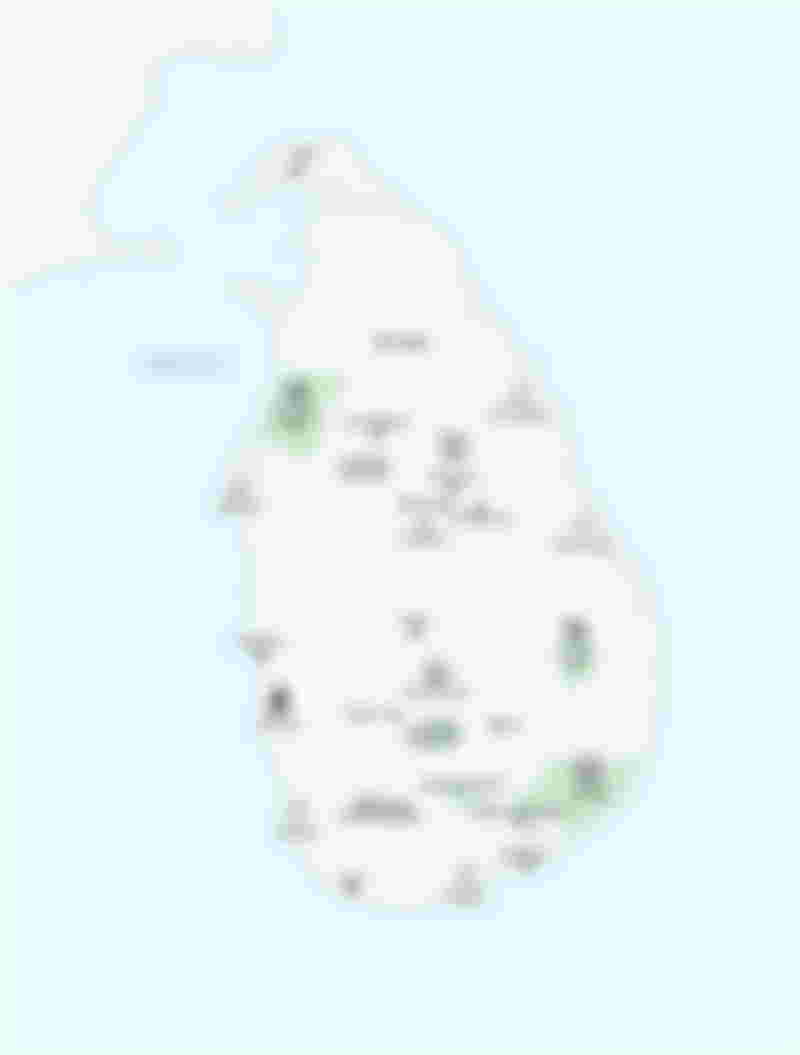 Sri Lanka Holiday & Sri Lanka Tour Highlights Map