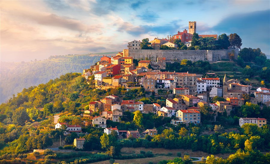 Antique city Motovun, Croatia, Istria