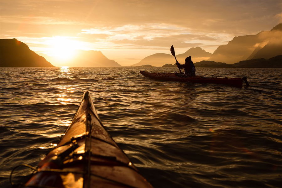 Sea Kayaking in the Lofoten Islands, Norway