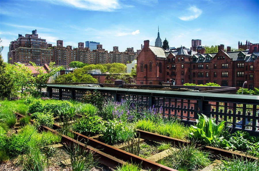 The High Line in Chelsea, New York