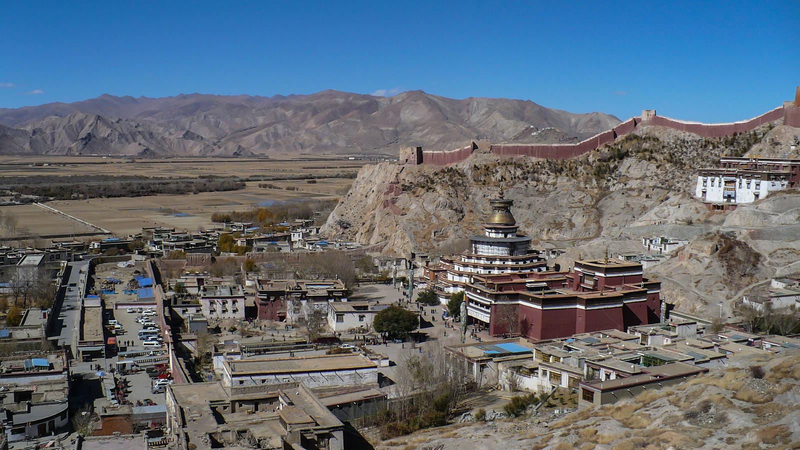 Exterior of the Potala Palace in Tibet
