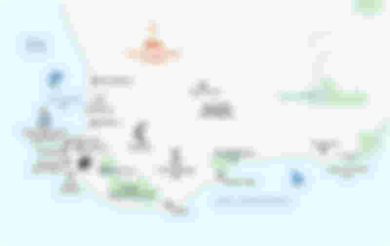 Margaret River & the South Coast map