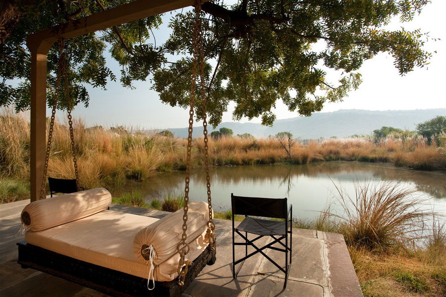 Lodge at a tiger park in India