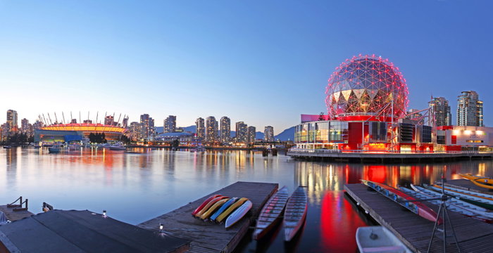Science World at Sunset