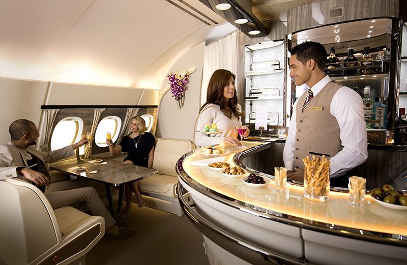 First Class Emirates A380