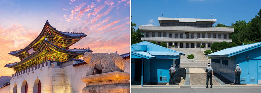 Two beautiful old palaces in South Korea