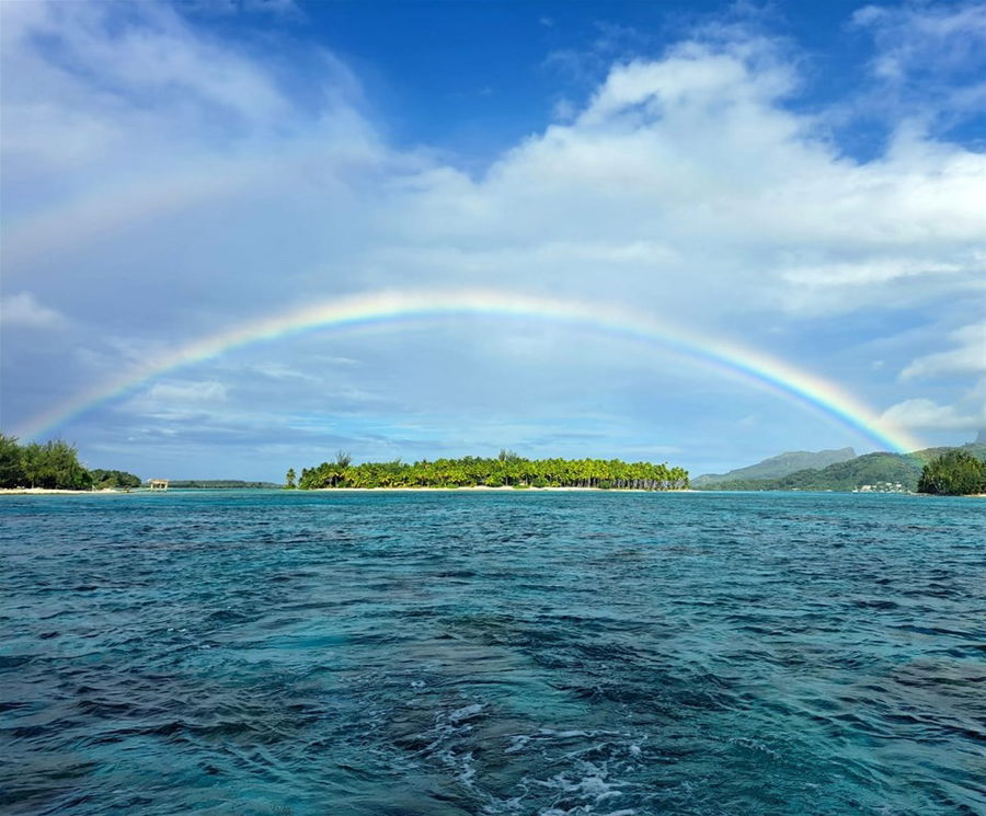 Bora Bora rainbow