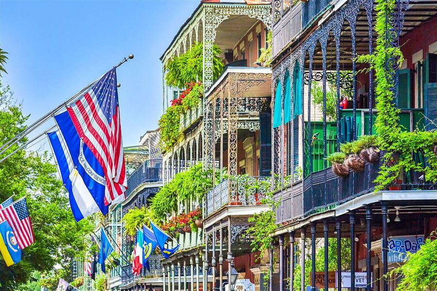 French Quarter Balcony, New Orleans