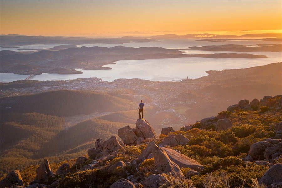 Summit of Kunanyi / Mt Wellington, Hobart, Tasmania