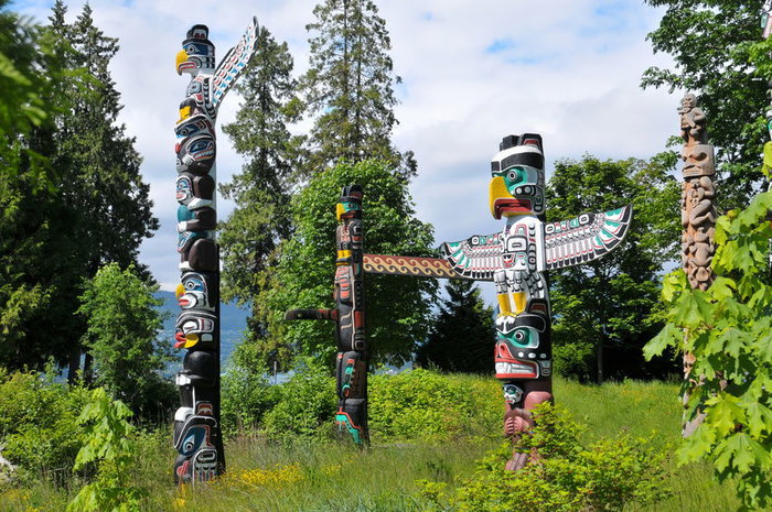 Totem Pole, Stanley Park, Vancouver