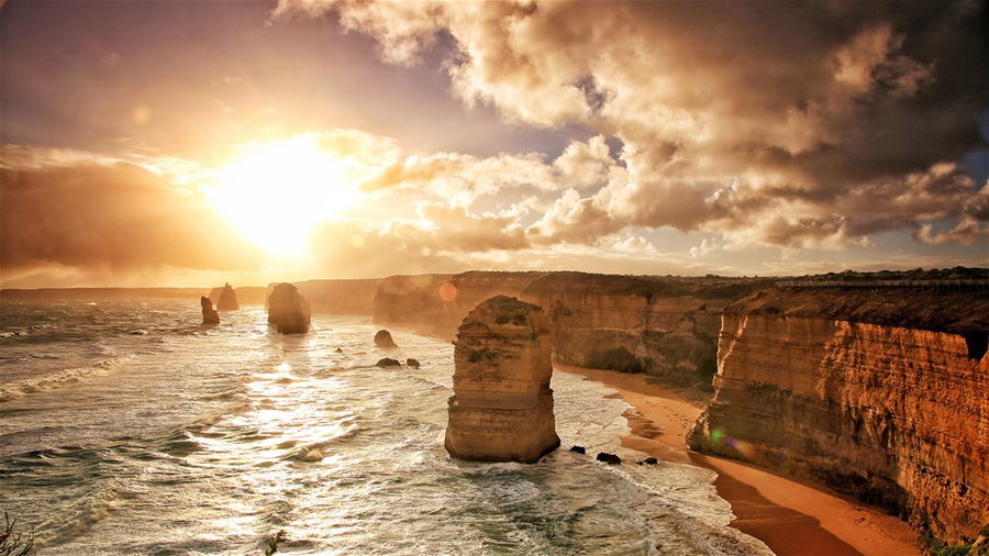 Sunset at the Twelve Apostles, Australia