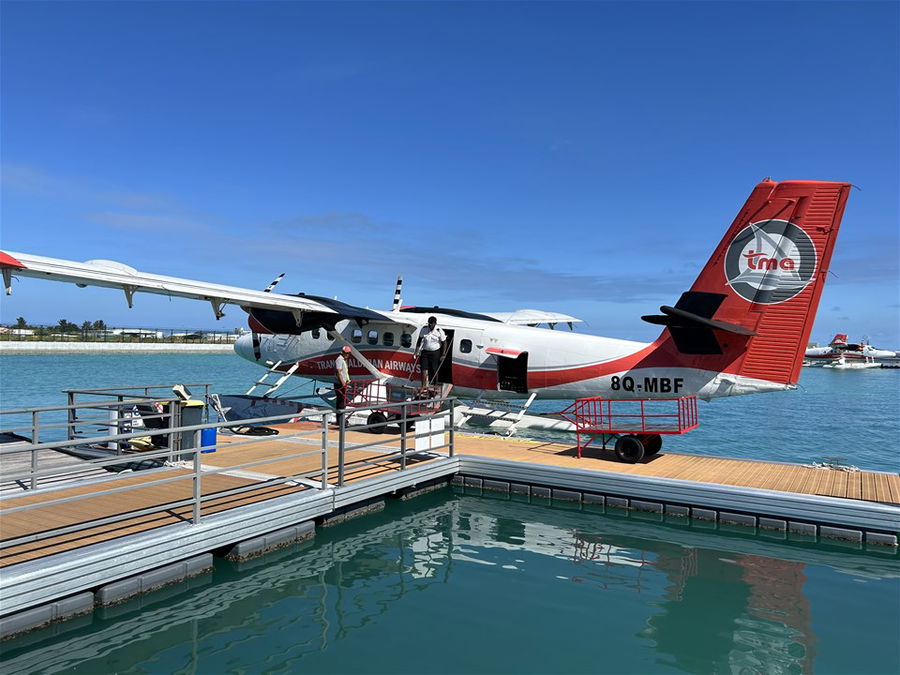 Maldives sea plane