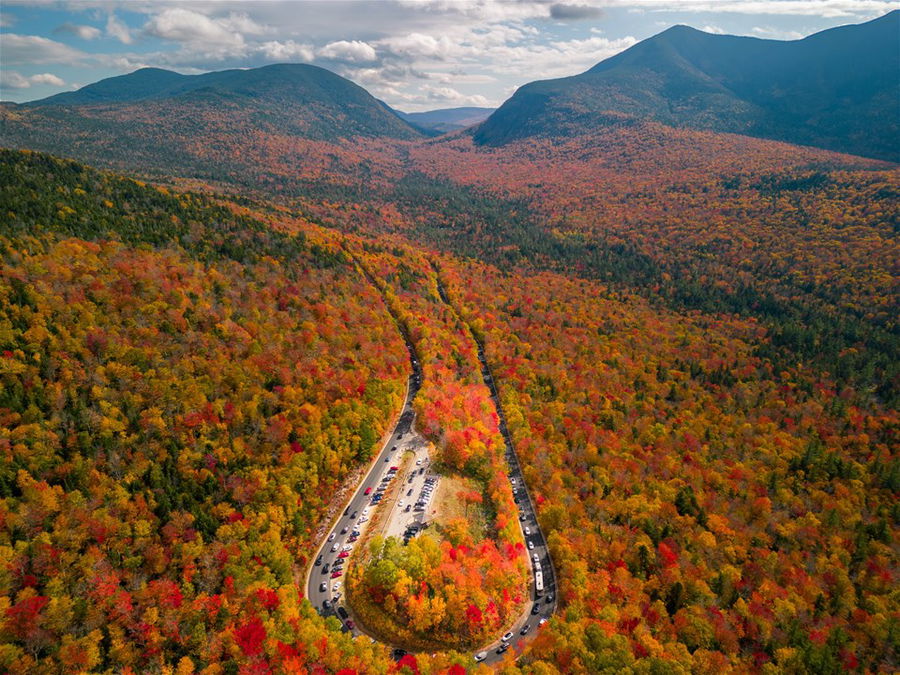 Kancamagus Highway in New Hampshire, USA