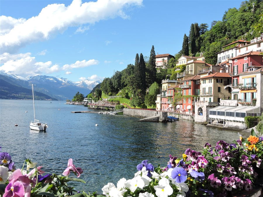 The Varenna on Lake Como in the Province of Lecco, Italy