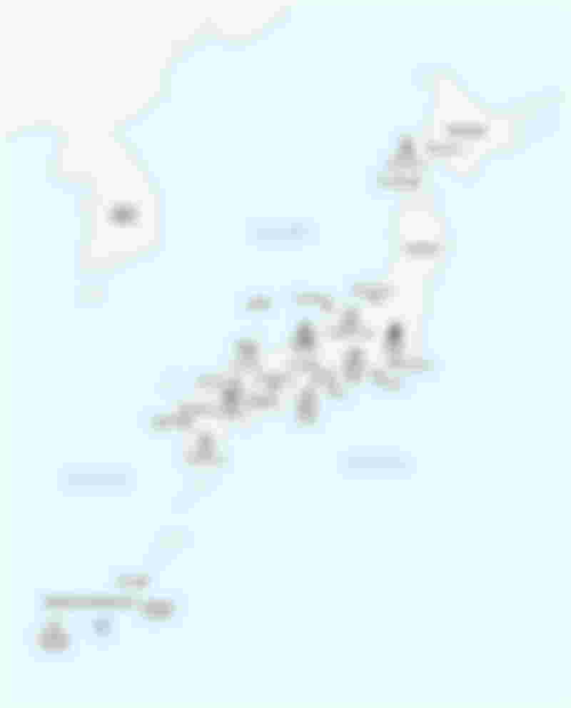 Japan Holiday Highlights Map